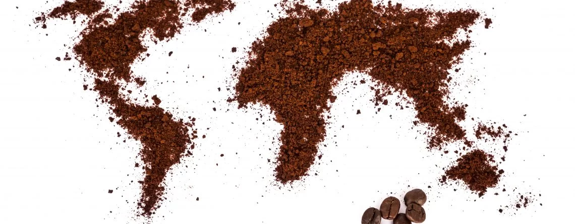 Vrste kafa svet mapa