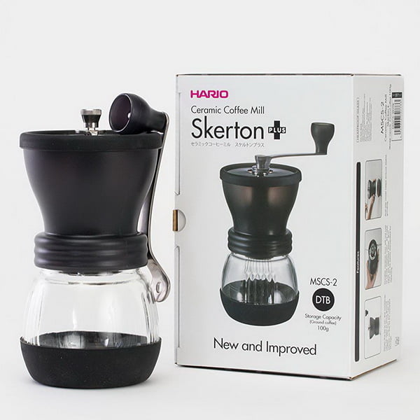Hario Skerton rucni mlin za kafu sa kutijom