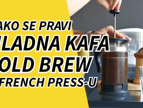 hladna kafa coldbrew francuska pressa