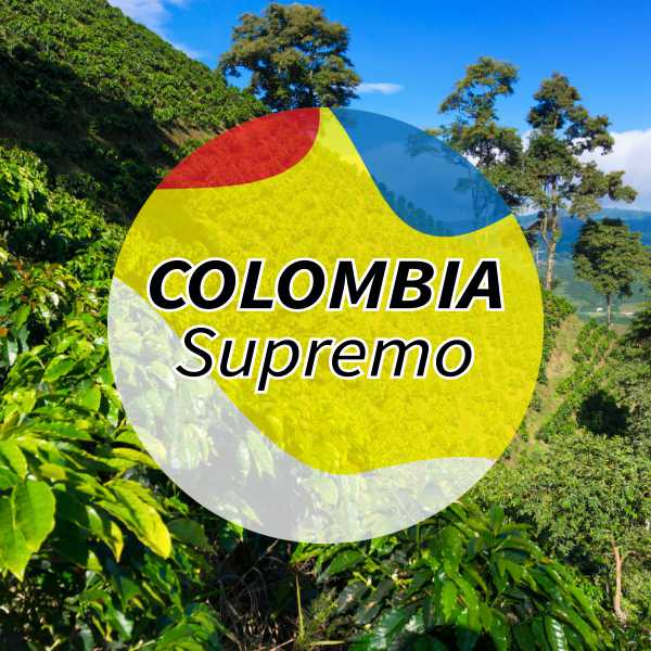Single origin kafa Colombia Supremo motiv