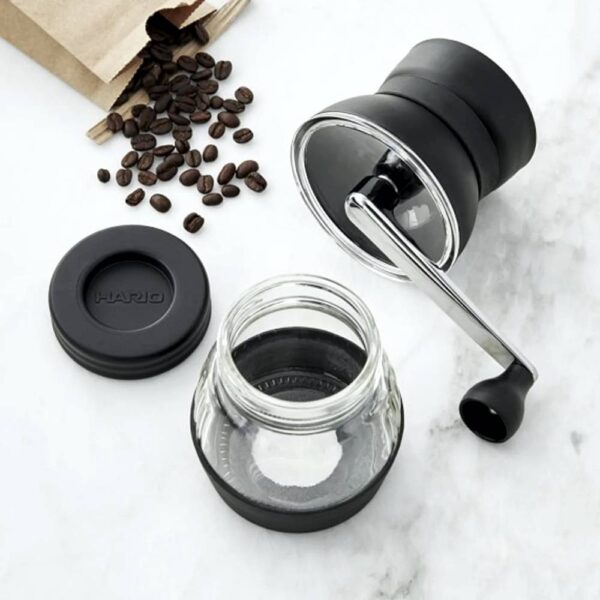 Hario Skerton Pro ručni mlin za kafu rasklopljen
