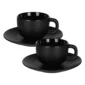 Set dve šoljice za espresso crne