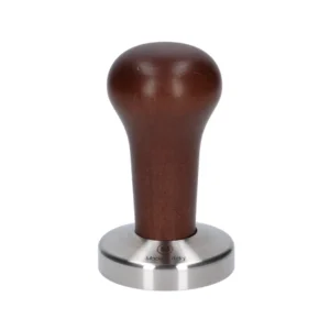Tamper za espresso 53 mm Asso braon drvo