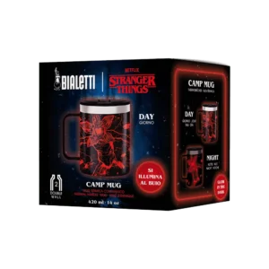 Termo šolja Bialetti Stranger Things 420 ml sa drškom kutija pakovanje