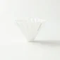 Origami driper za filter kafu keramički beli