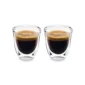 Dve staklene espresso šoljice Delonghi 90 ml