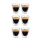 Set 6 šoljica za espresso staklenih Delonghi Espresso Collection