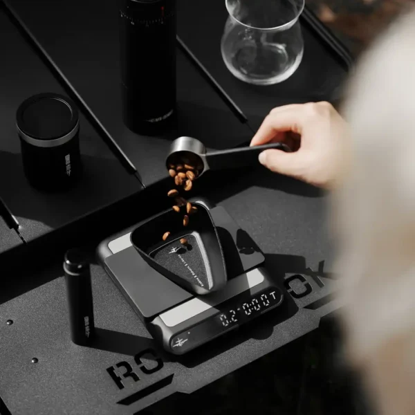 merenje doze kafe na vagi za kafu - rdt sprej-bomber